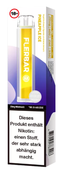 Flerbar M Einweg E-Zigarette Pineapple Ice 20 mg/ml