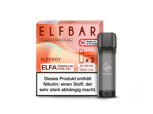 Elf Bar Elfa Pod Elfergy 20mg/ml (2 Stück pro Packung)