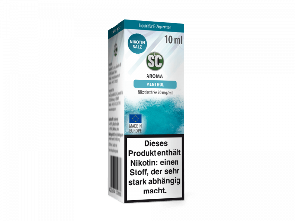 SC Menthol E-Zigaretten Nikotinsalz Liquid 20 mg/ml