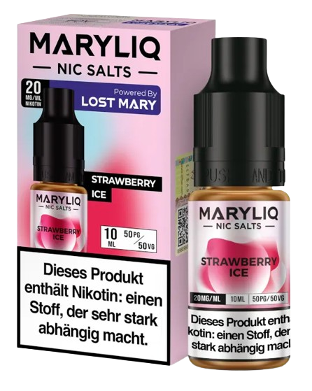 MARYLIQ - Strawberry Ice - Nikotinsalz Liquid 20 mg/ml