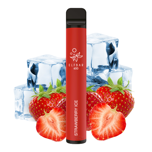 ELFBAR 600 Einweg E-Zigarette Strawberry Ice 20mg/ml