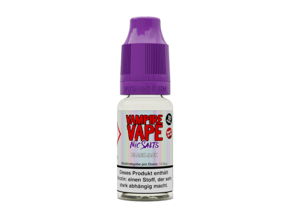 Vampire Vape Black Jack Nikotinsalz Liquid 20 mg/ml