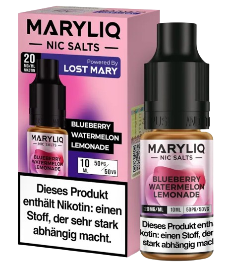 MARYLIQ - Blueberry Watermelon Lemonade - Nikotinsalz Liquid 20 mg/ml