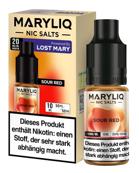 MARYLIQ - Sour Red - Nikotinsalz Liquid 20 mg/ml