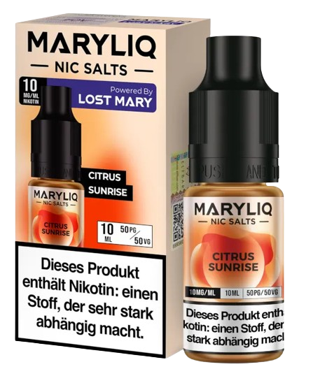 MARYLIQ - Citrus Sunrise - Nikotinsalz Liquid 10 mg/ml