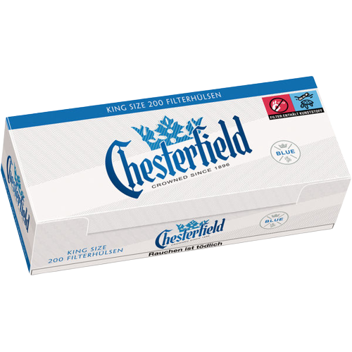 Chesterfield Blue Hülsen