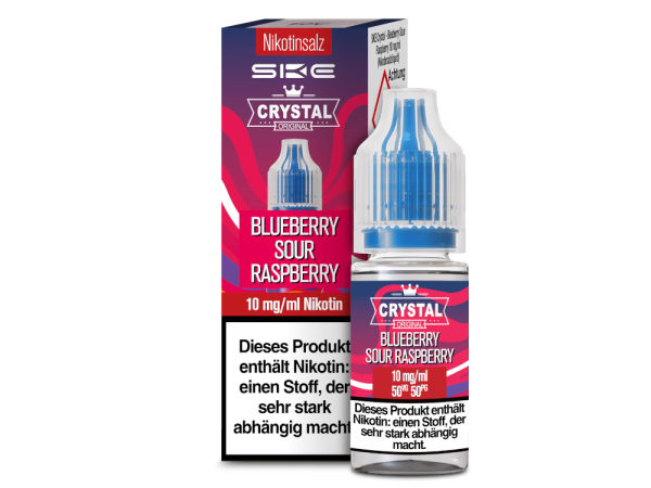 SKE - Crystal - Blueberry Sour Raspberry - Nikotinsalz Liquid 10 mg/ml