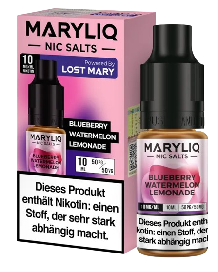 MARYLIQ - Blueberry Watermelon Lemonade - Nikotinsalz Liquid 10 mg/ml