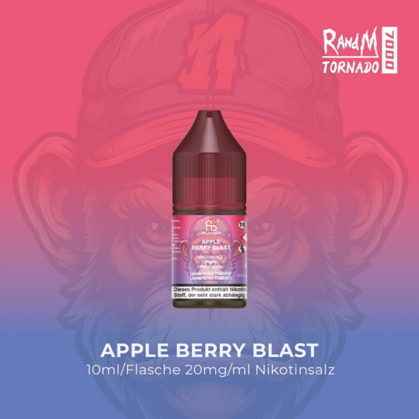 RandM Tornado 7000 Liquid 10ml Apple Berry Blast