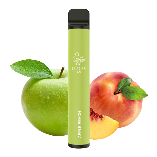 ELFBAR 600 Einweg E-Zigarette Apple Peach 20mg/ml