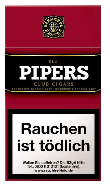 Pipers Little Cigars Red