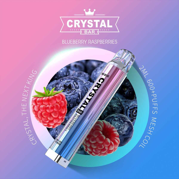 SKE Crystal Bar Blueberry Raspberries 20MG