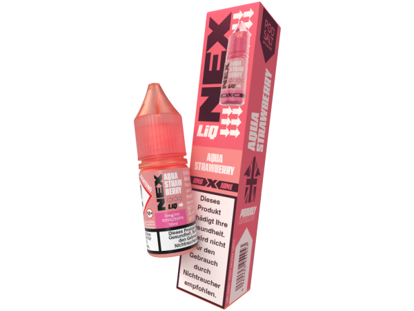 Pod Salt - NexLiq - Aqua Strawberry Nikotinsalz Liquid 0 mg/ml