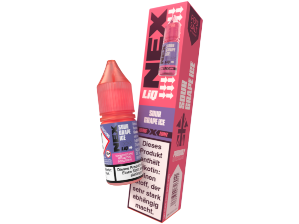 Pod Salt - NexLiq - Sour Grape Ice Nikotinsalz Liquid 10 mg/ml