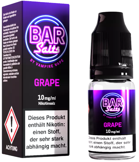 Vampire Vape Bar Salts Grape Nikotinsalz Liquid 10 mg/ml