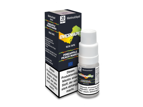 Overvape - Pineapple Peach Mango - Nikotinsalz Liquid 20 mg/ml