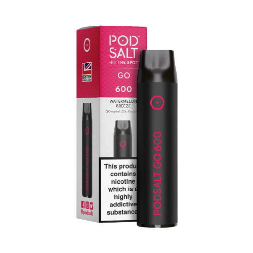 Pod Salt Go 600 Einweg E-Zigarette watermelon breeze 20mg