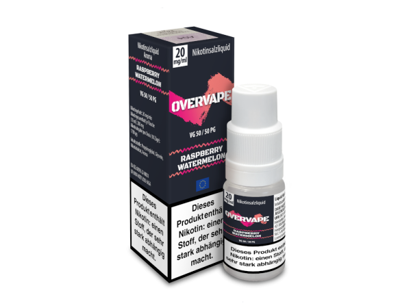 Overvape - Raspberry Watermelon - Nikotinsalz Liquid 20 mg/ml