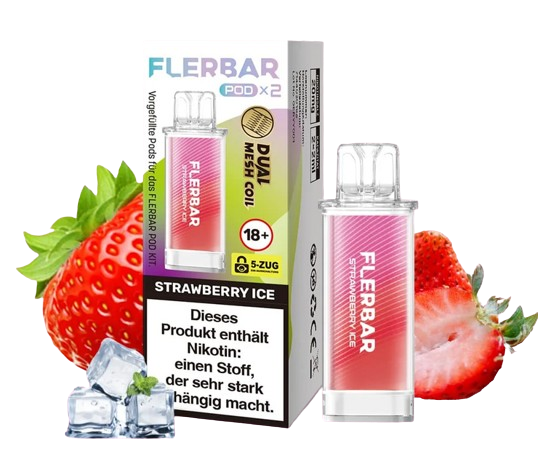 Flerbar Prefilled Pod Strawberry Ice 20MG