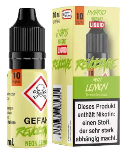 Revoltage - Neon Lemon - Hybrid Nikotinsalz Liquid 10 mg/ml
