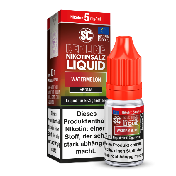 SC - Red Line - Watermelon - Nikotinsalz Liquid 5 mg/ml