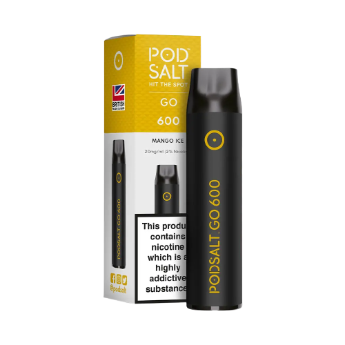 Pod Salt Go 600 Einweg E-Zigarette mango ice 20mg