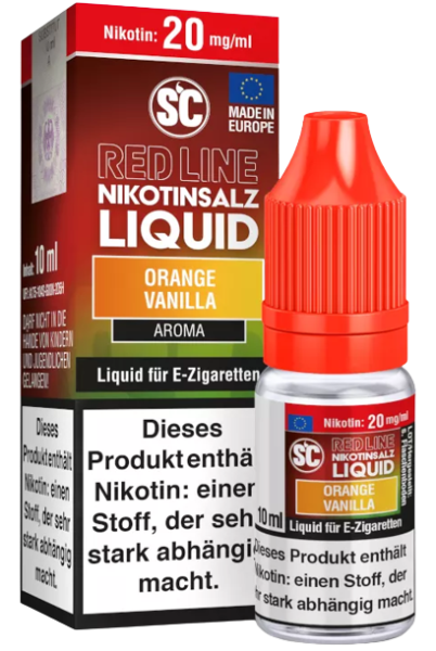 SC Red Line Orange Vanilla Nikotinsalz Liquid 10mg/ml