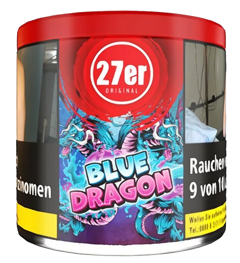 27er Shisha Tabak - Blue Dragon (200g)