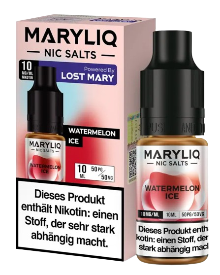 MARYLIQ - Watermelon Ice - Nikotinsalz Liquid 10 mg/ml