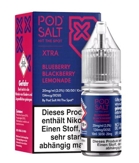 Pod Salt X Blueberry Blackberry Lemonade Nikotinsalz Liquid 20mg/ml