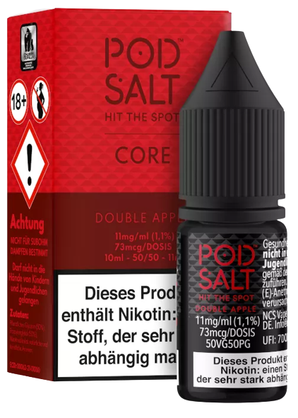 Pod Salt Core Double Apple E-Zigaretten Nikotinsalz Liquid 11 mg/ml