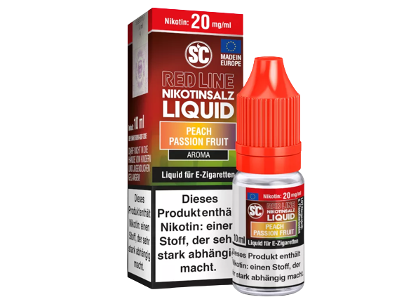 SC Red Line Peach Passion Fruit Nikotinsalz Liquid 10mg/ml