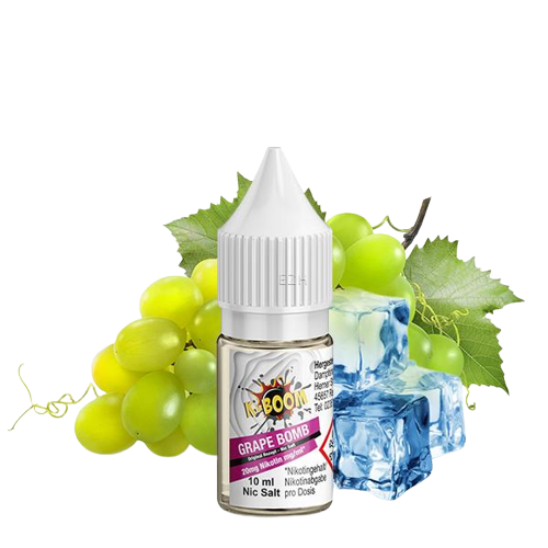 K-BOOM Grape Bomb Original Rezept Nikotinsalz Liquid 10ml 20mg