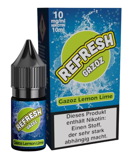 Refresh Gazoz - Lemon Lime - Hybrid Nikotinsalz Liquid 10 mg/ml