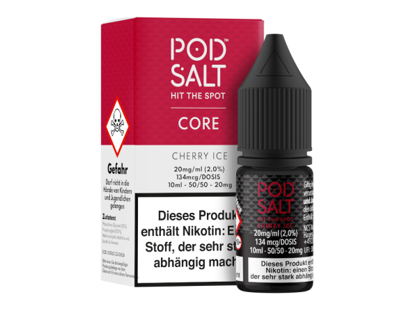 Pod Salt Core Cherry Ice Nikotinsalz Liquid 20 mg/ml
