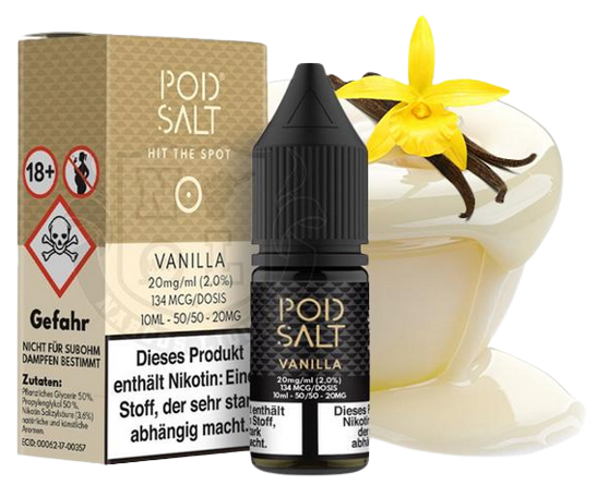 POD SALT Vanilla Nikotinsalz Liquid 10ml 11mg
