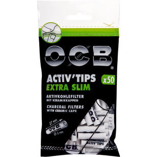 OCB Activ Tips Extra Slim, 6 mm