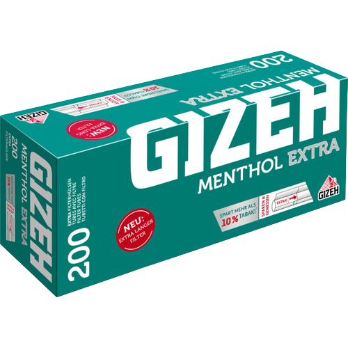 Gizeh Menthol Extra Hülsen