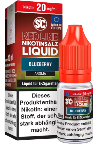 SC Red Line Blueberry Nikotinsalz Liquid 20mg/ml