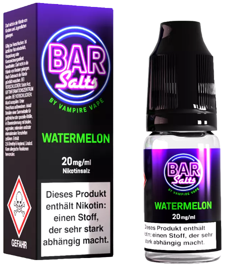 Vampire Vape Bar Salts Watermelon Nikotinsalz Liquid 20 mg/ml