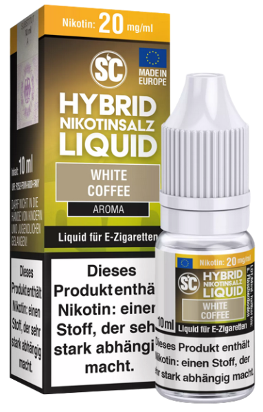 SC White Coffee Hybrid Nikotinsalz Liquid 10 mg/ml