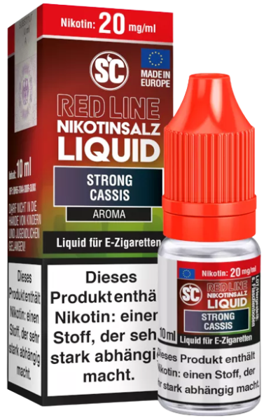 SC Red Line Strong Cassis Nikotinsalz Liquid 20mg/ml