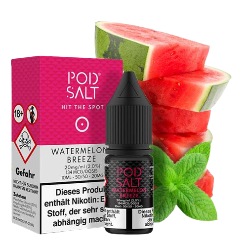 POD SALT Watermelon Breeze Nikotinsalz Liquid 10ml 20mg
