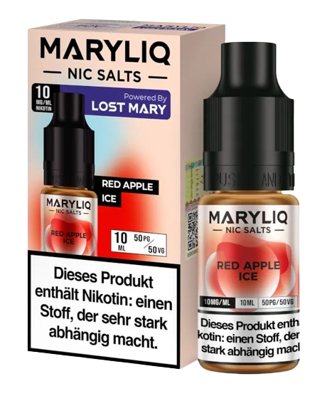 MARYLIQ - Red Apple Ice - Nikotinsalz Liquid 10 mg/ml