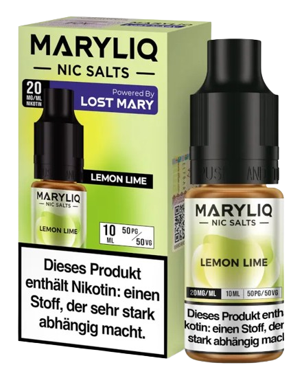 MARYLIQ - Lemon Lime - Nikotinsalz Liquid 20 mg/ml