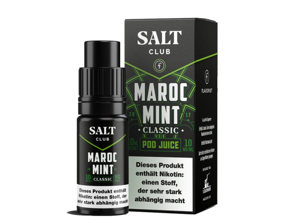 Salt Club - Flavorist Maroc Mint - Classic - Nikotinsalz Liquid 10ml 10mg