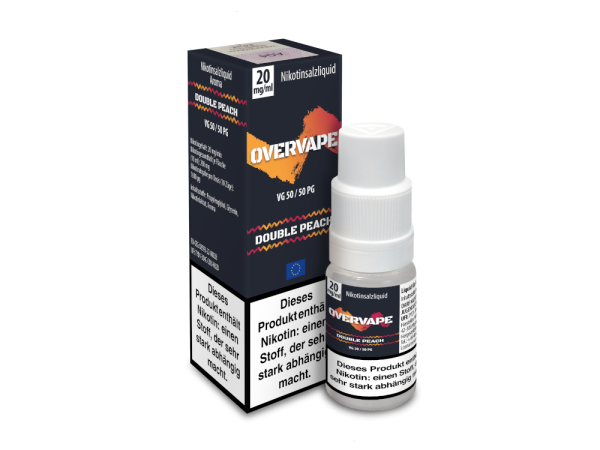 Overvape - Double Peach - Nikotinsalz Liquid 20 mg/ml