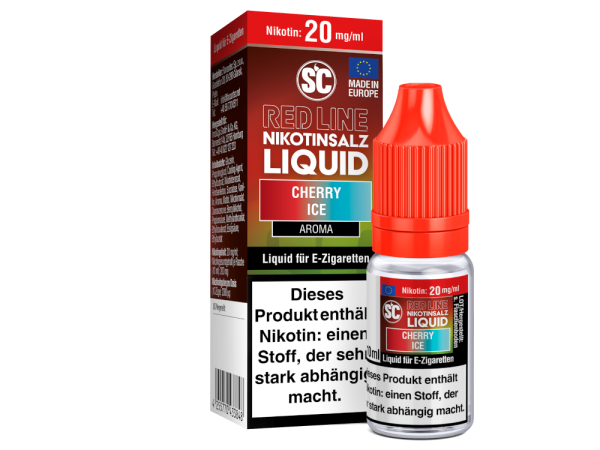 SC - Red Line - Cherry Ice - Nikotinsalz Liquid 20 mg/ml