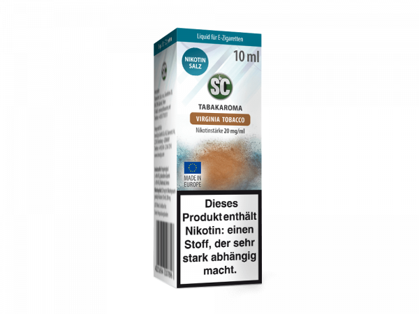 SC Virginia Tobacco E-Zigaretten Nikotinsalz Liquid 20 mg/ml