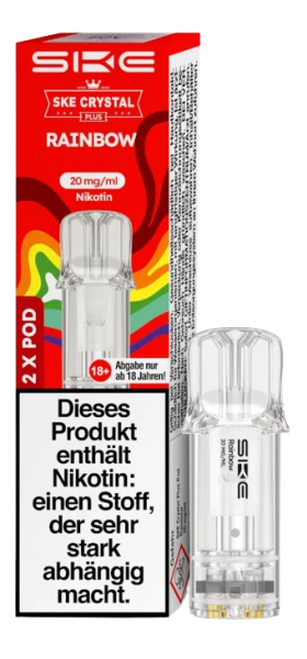 SKE - Crystal Plus Pod Rainbow 20 mg/ml (2 Stück pro Packung)